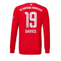 Bayern Munich Alphonso Davies #19 Fotballklær Hjemmedrakt 2022-23 Langermet